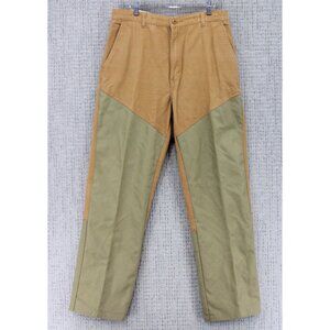 Vintage Cabellas Rugged Pants Mens Size 34 Brown Outdoor Hiking Cotton Blend Y2k